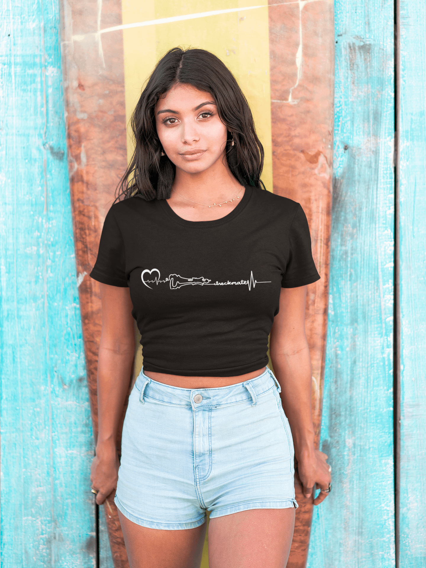 Checkmate heartbeat chess Tshirt product image (1)