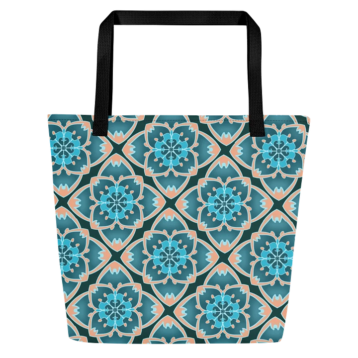 Beautiful Green Pillow Pattern All Over Print Tote product image (1)