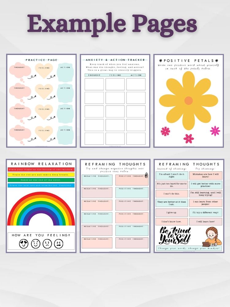 Cognitive Behavioral Therapy (CBT) Workbook for Kids and Teens product image (4)