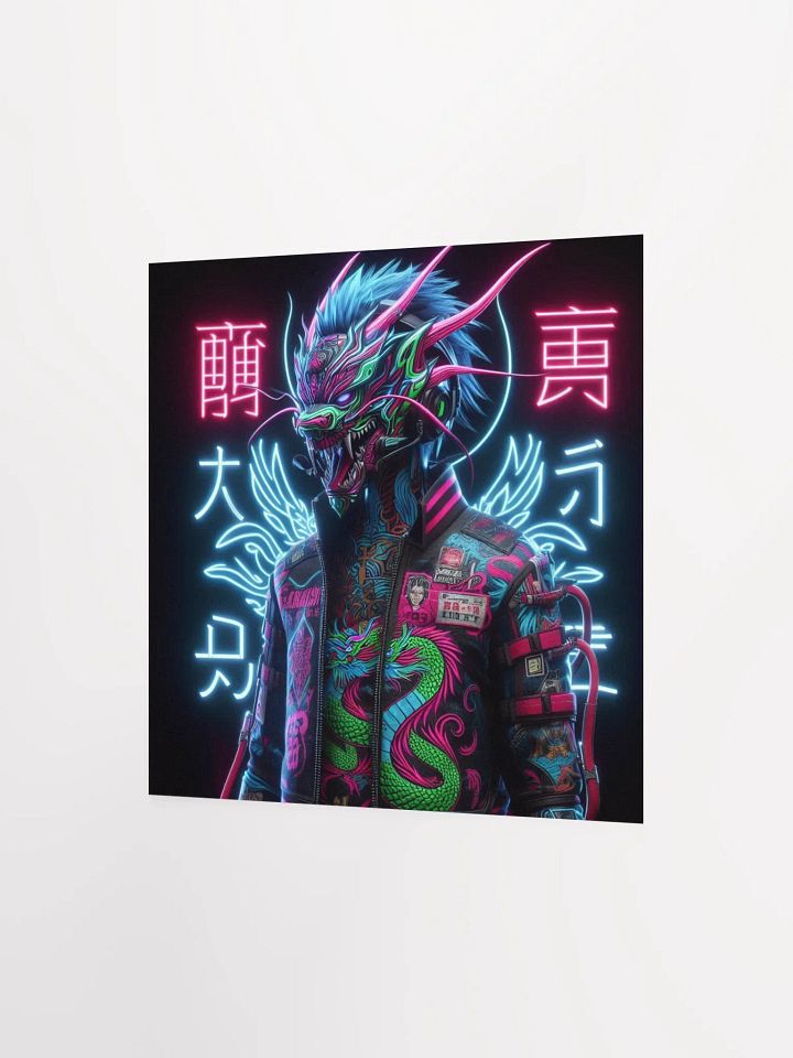 Neon Dragon Poster product image (4)