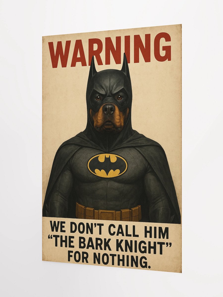Rottweiler The Bark Knight - Poster product image (8)