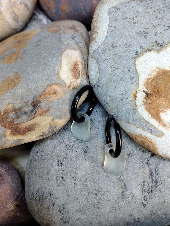 Sea Glass Earrings product image (2)