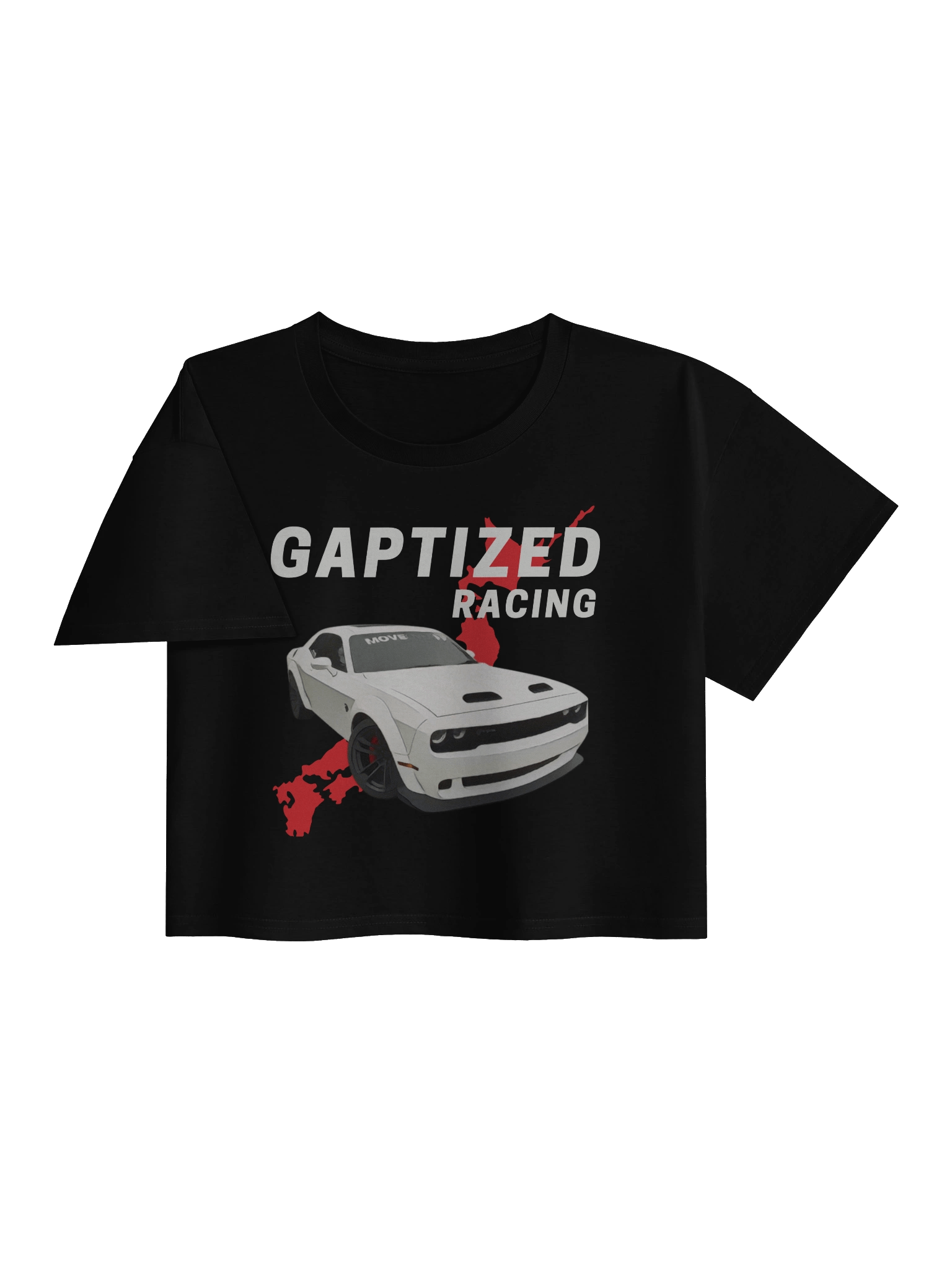 Gaptized Racing™ Women’s Crop Top Tee product image (3)