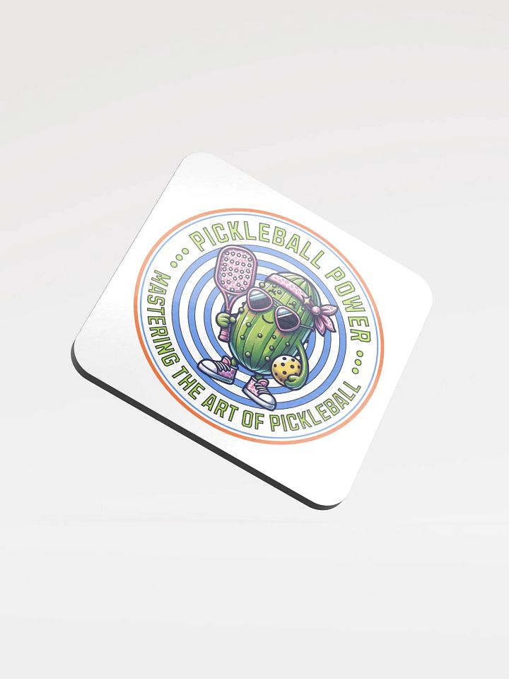 Pickleball Power Mastering The Art Of Pickleball Coaster Set product image (2)