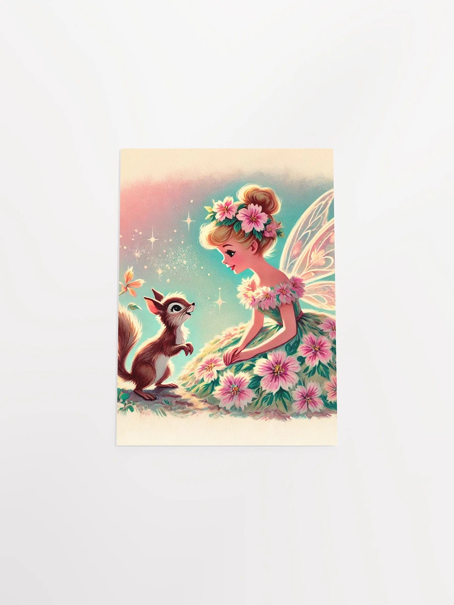 Flower Fairy and Squirrel Premium Matte Poster product image (28)