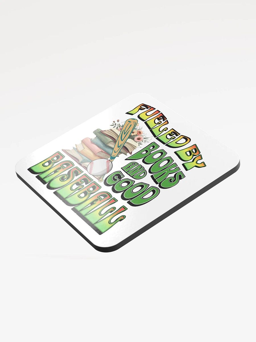 Fueled By Books And Good Baseball Literary Diamond Coaster Set product image (4)