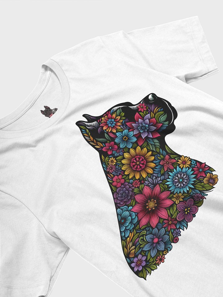 Vibrant Floral Cane Corso T-Shirt Design product image (2)