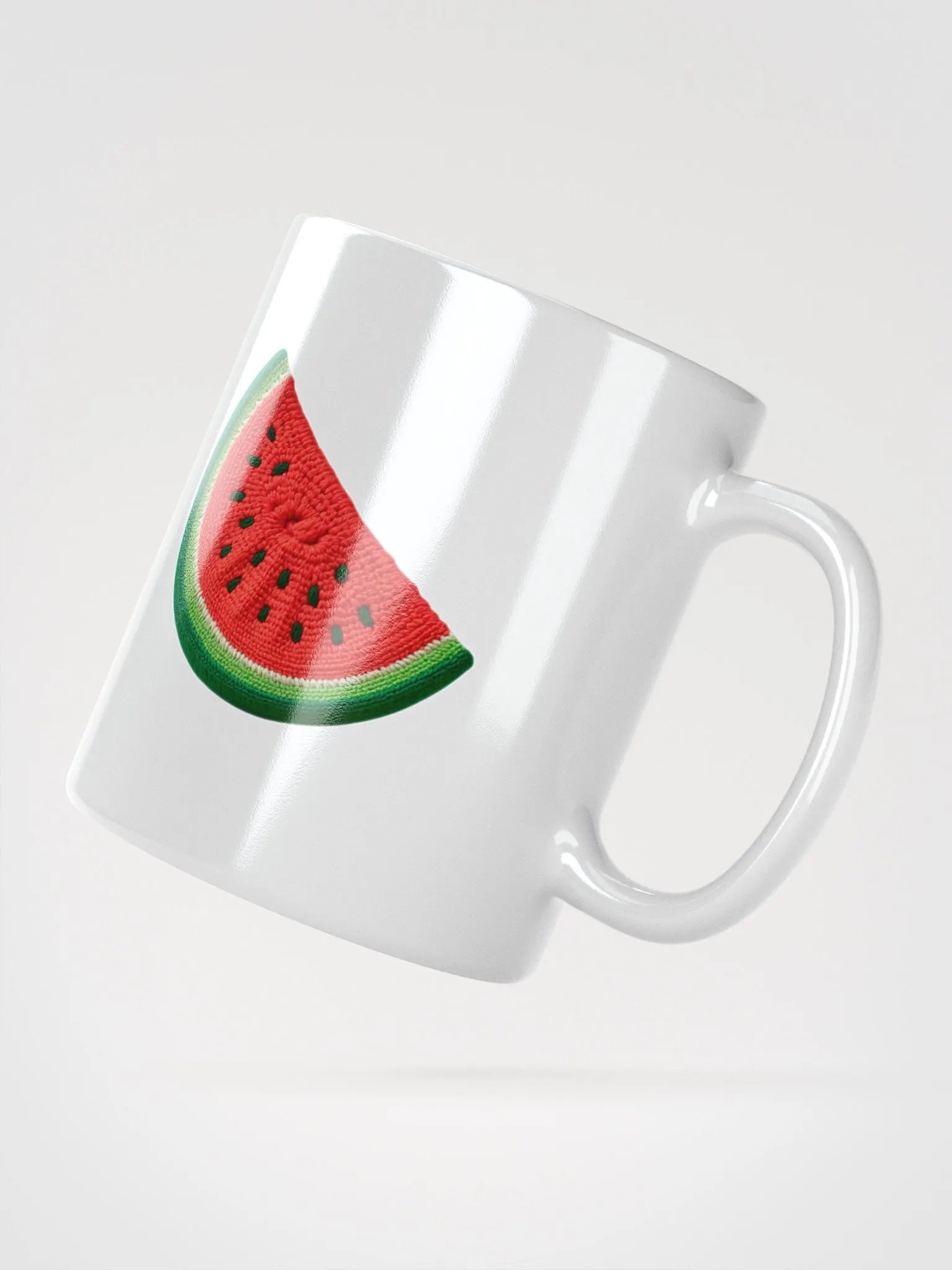 CozyAvocado White Glossy Mug Watermelon #1 product image (2)