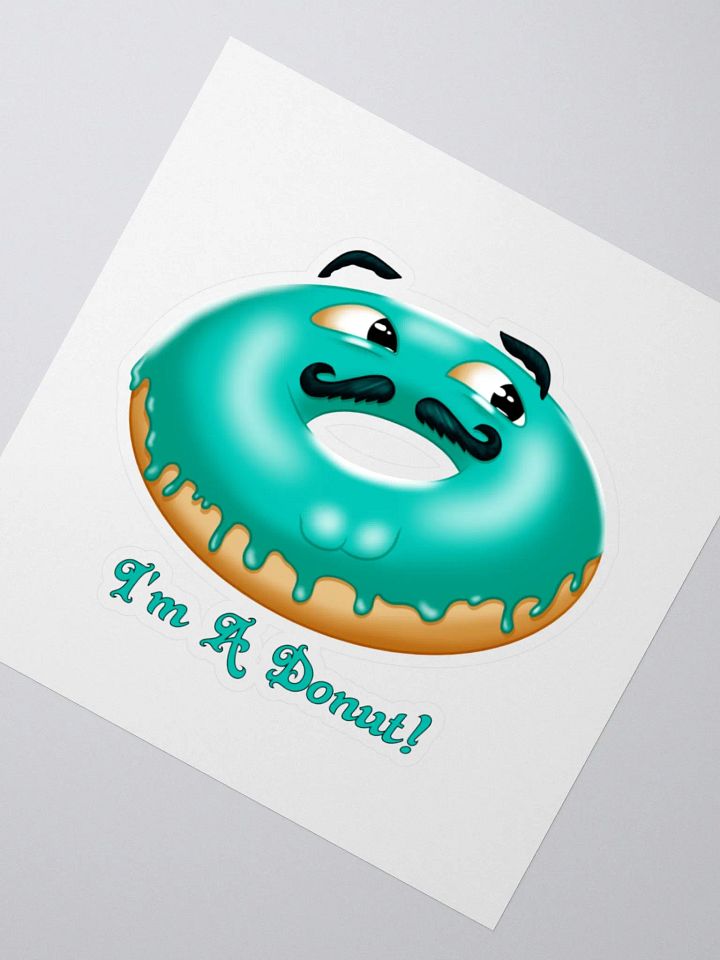 I'm A Donut Guy KissCut Sticker product image (6)
