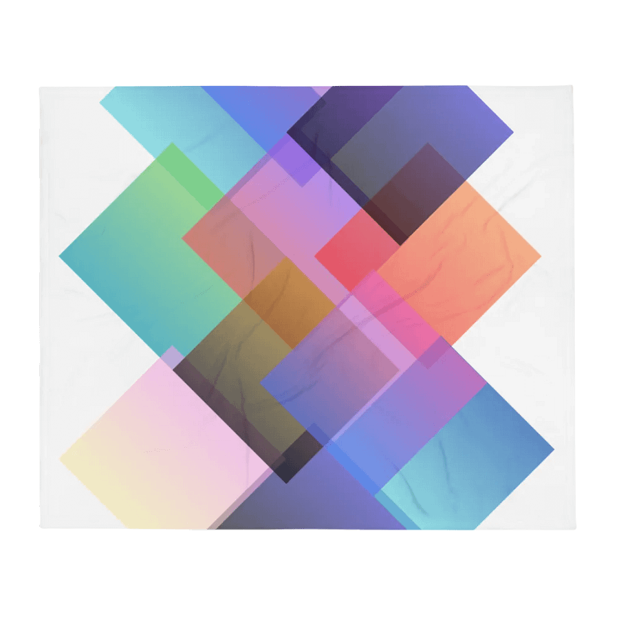 Geometric Gradient Artistic Squares Spiral Notebook product image (2)