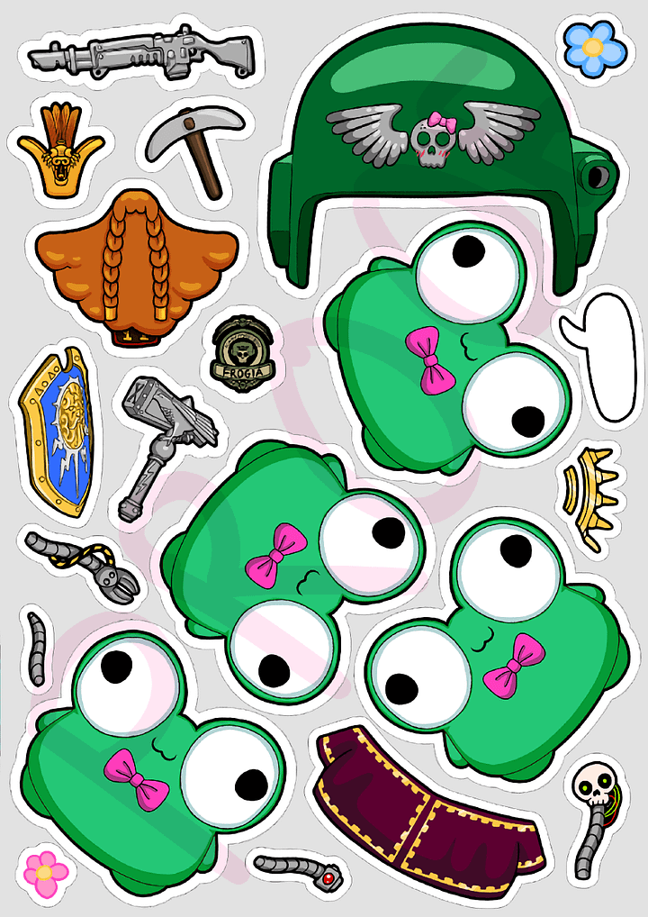 Dress-Up Hans Sticker Sheet product image (1)