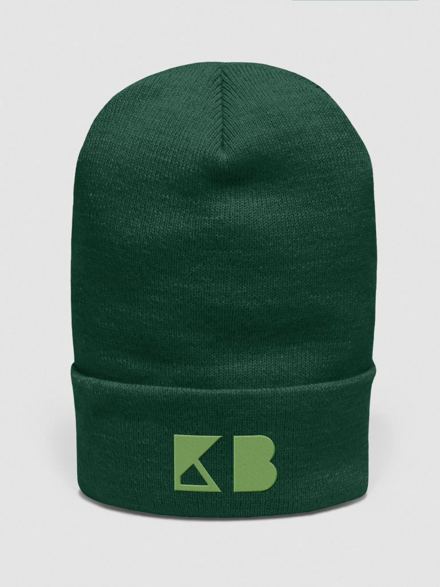 KB green beanie product image (1)
