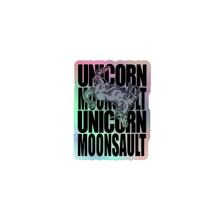 Unicornsault holo sticker 2 product image (1)