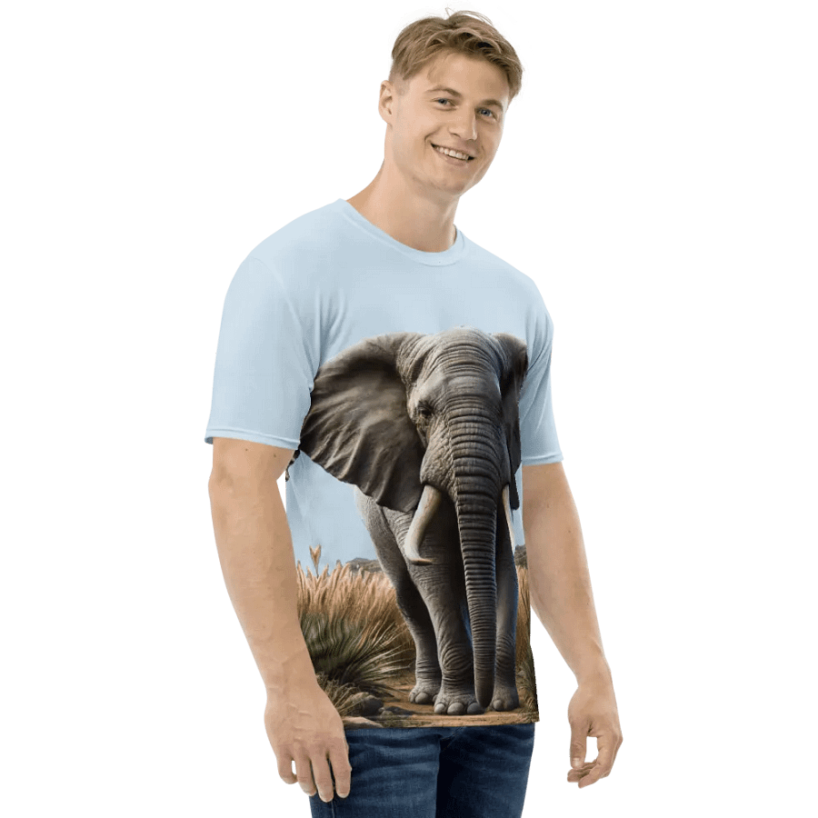 Savanna Elephant Majesty All-Over T-Shirt product image (4)
