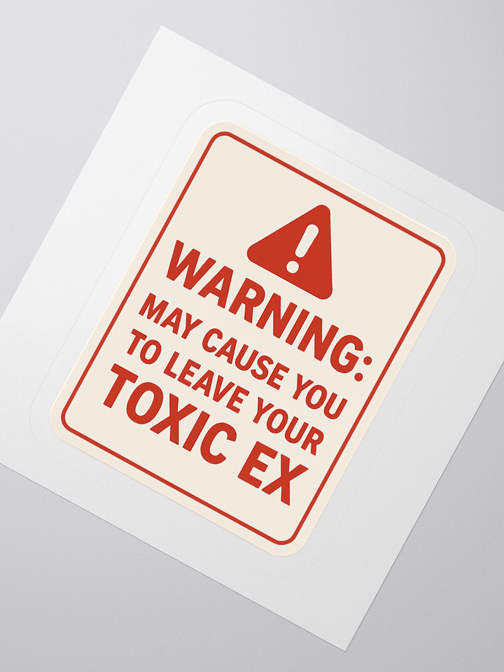 Tori Morii Warning Sticker product image (4)