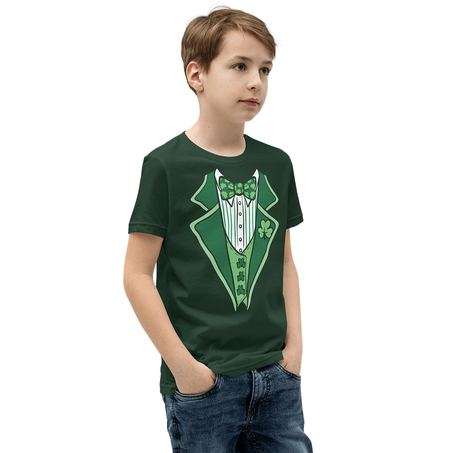 Leprechaun Tuxedo Halloween Costume Funny T-Shirt For Kids product image (10)