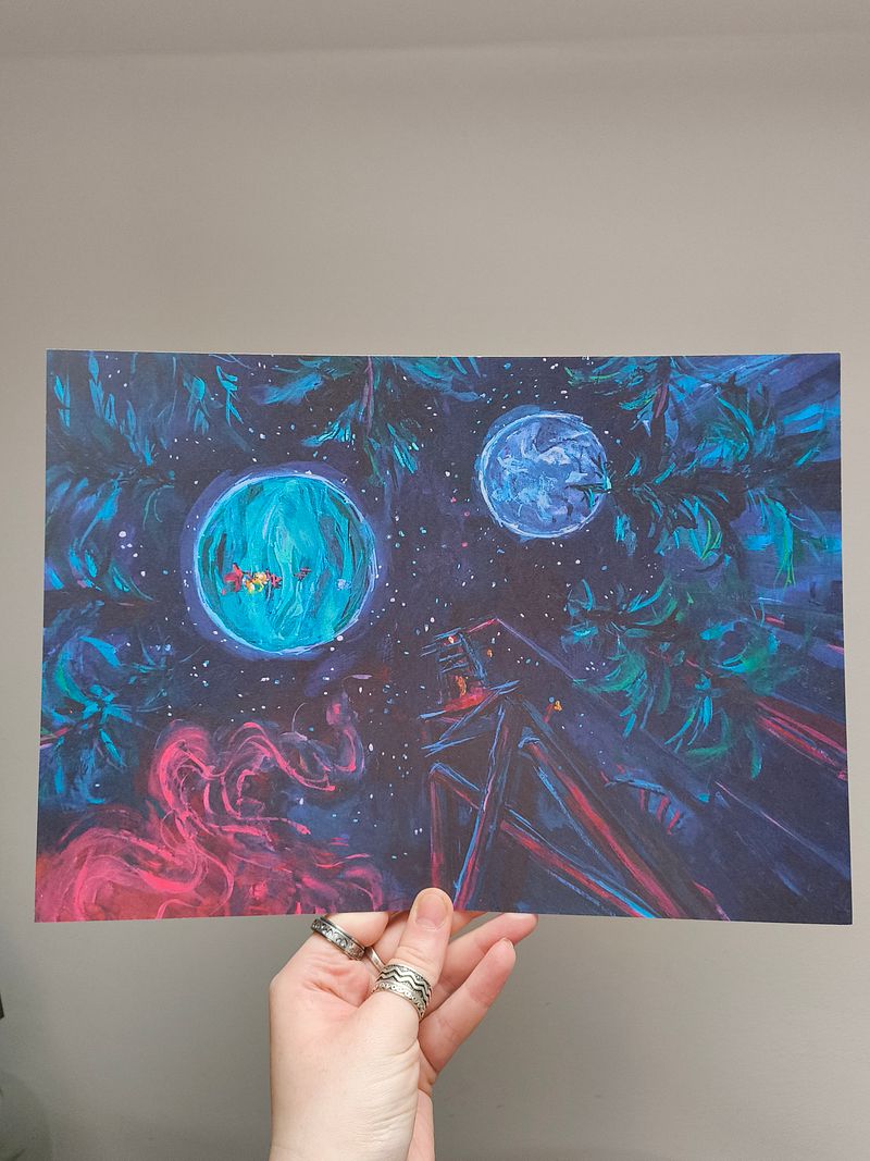 Art print “Waking up”