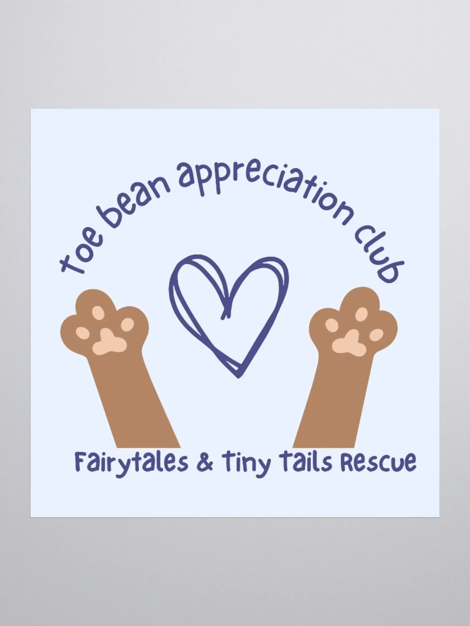 Toe Bean Appreciation Club Stickers product image (1)