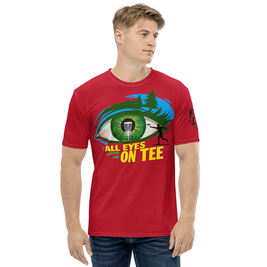 Fancy Lads Men's Red T-Shirt "All Eyes On Tee" product image (4)