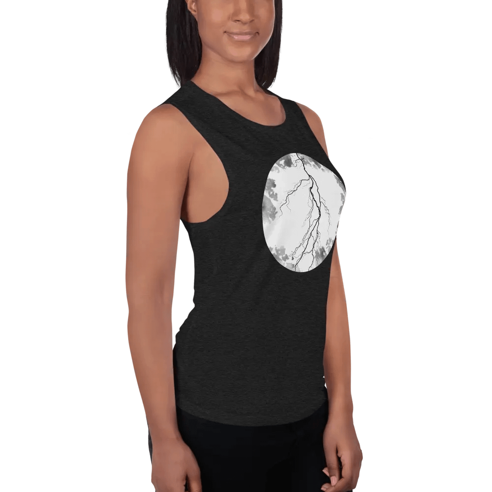 Full Moon, Lightning and Blood Flowy Muscle Tank product image (3)