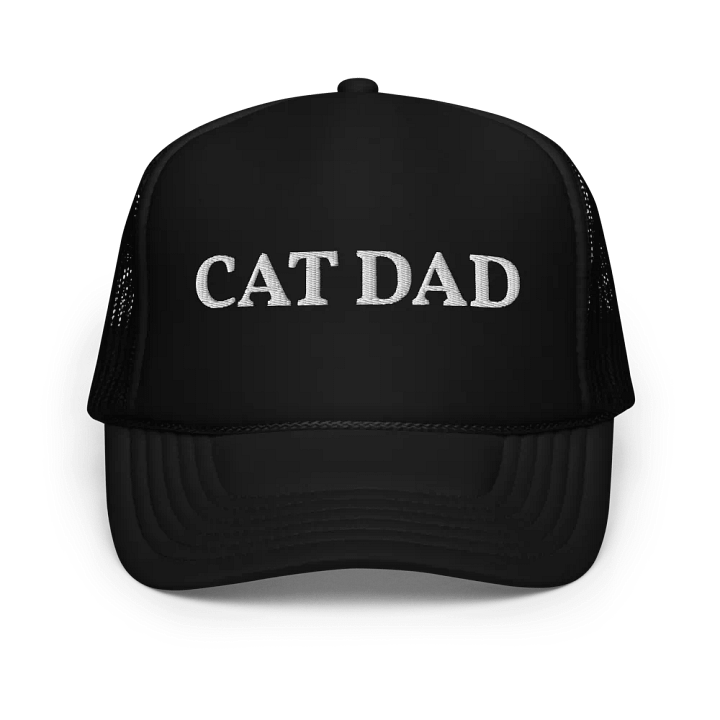 Cat Dad Embroidered Hat Trucker Cap product image (1)