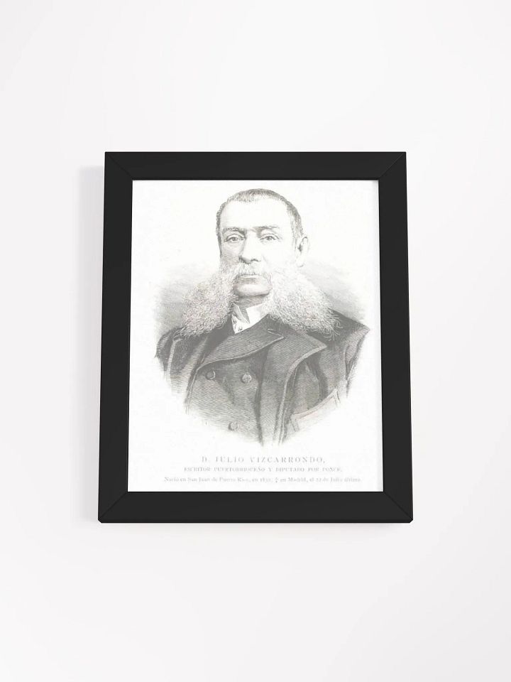Cuadro - D. Julio C. Vizcarrondo y Coronado: Diputado Provincia de Puerto Rico product image (1)