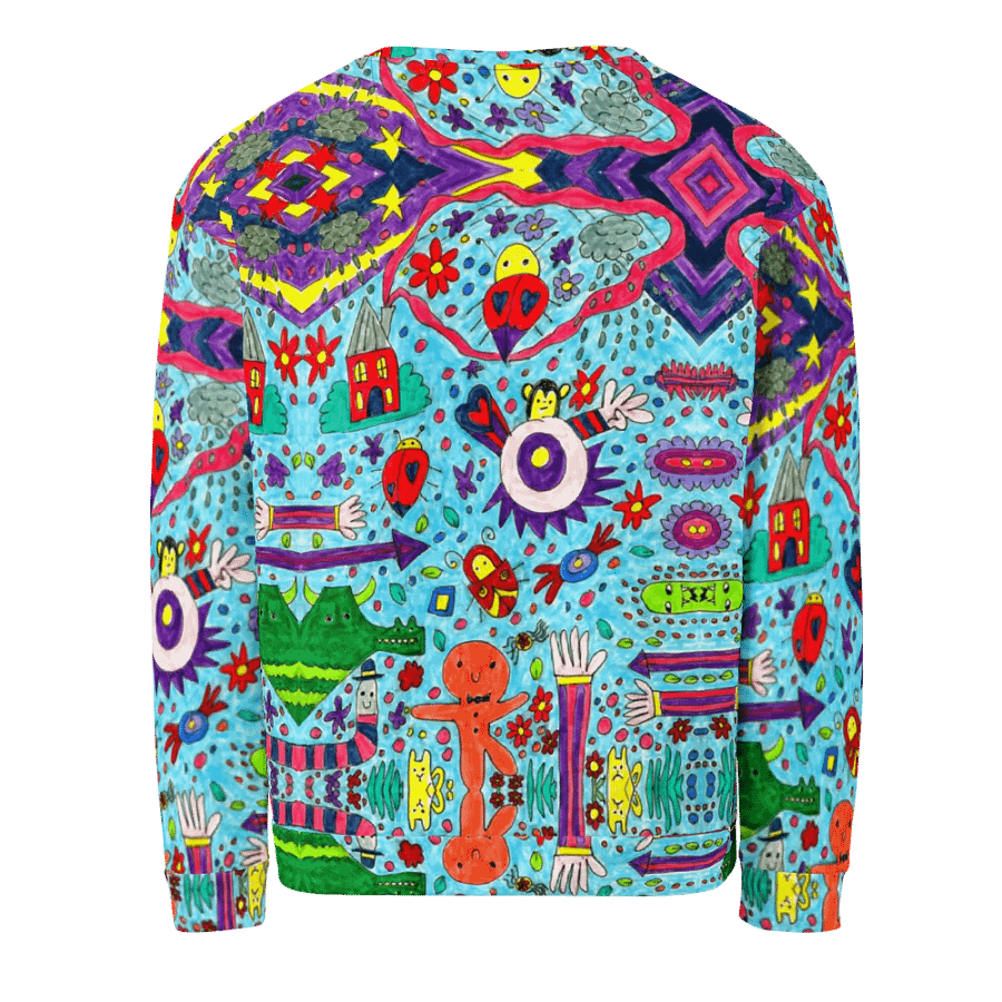 Abstract Doodle Characters Unisex Sweatshirt product image (5)