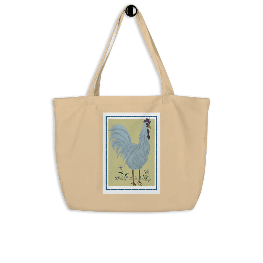 Eco Friendly Tote Bag with Chicken and Yellow Background product image (8)