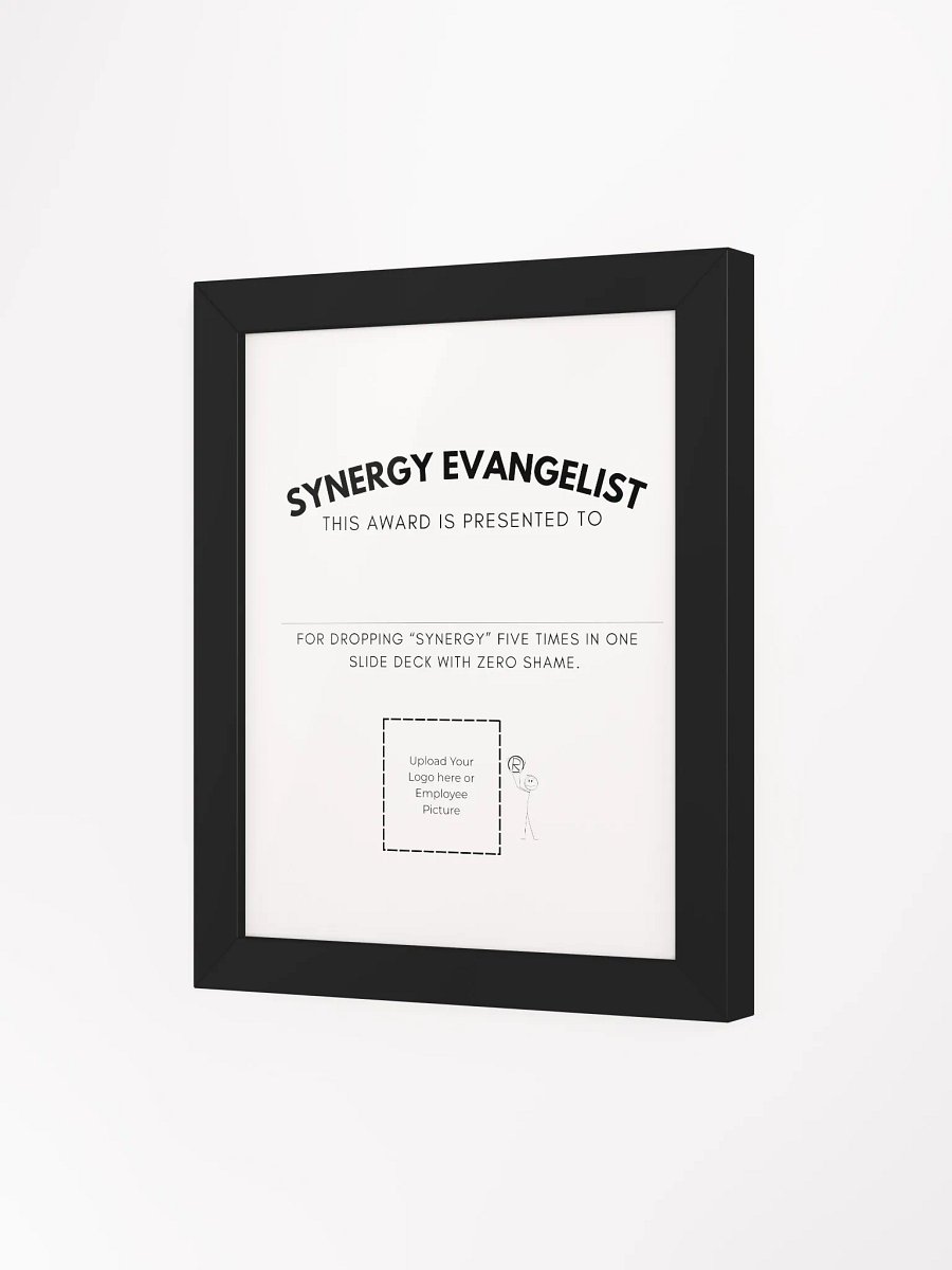 Synergy Evangelist Certificate - Framed Poster product image (18)