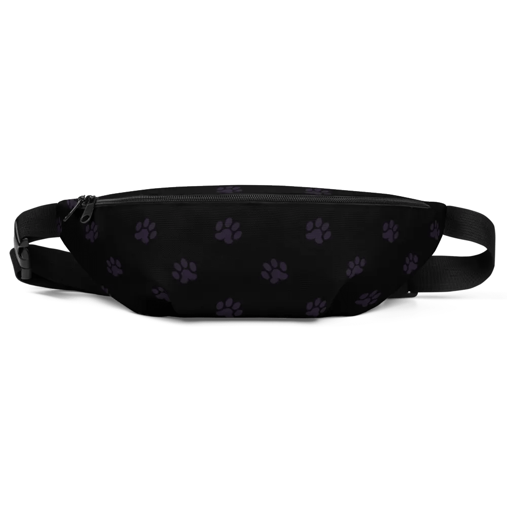 Black Paw Print Fanny Pack product image (6)