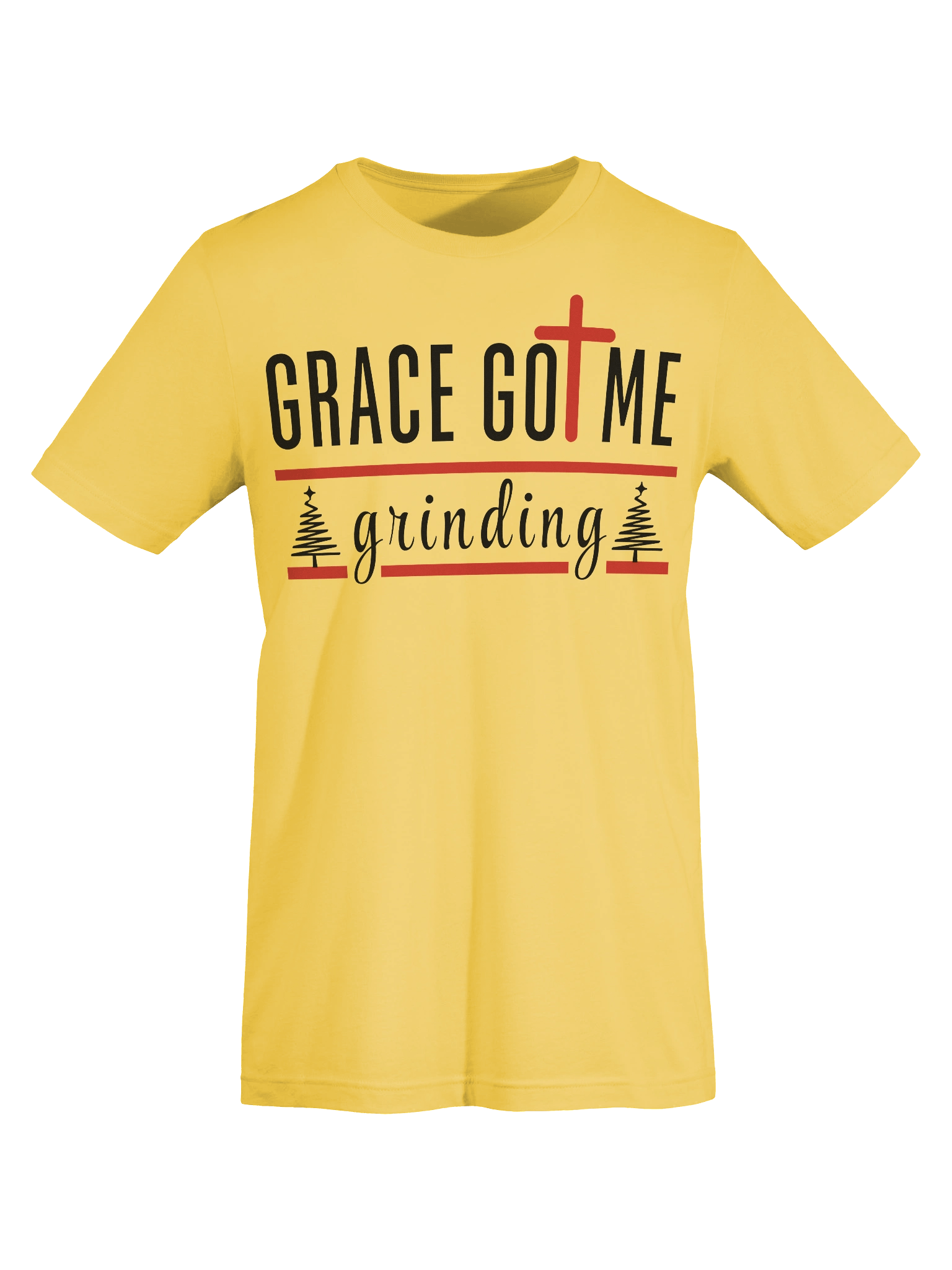 Grace Got Me Grinding Christian T-Shirt | Faith Hustle Tee for Women | Motivational Jesus Shirt product image (19)