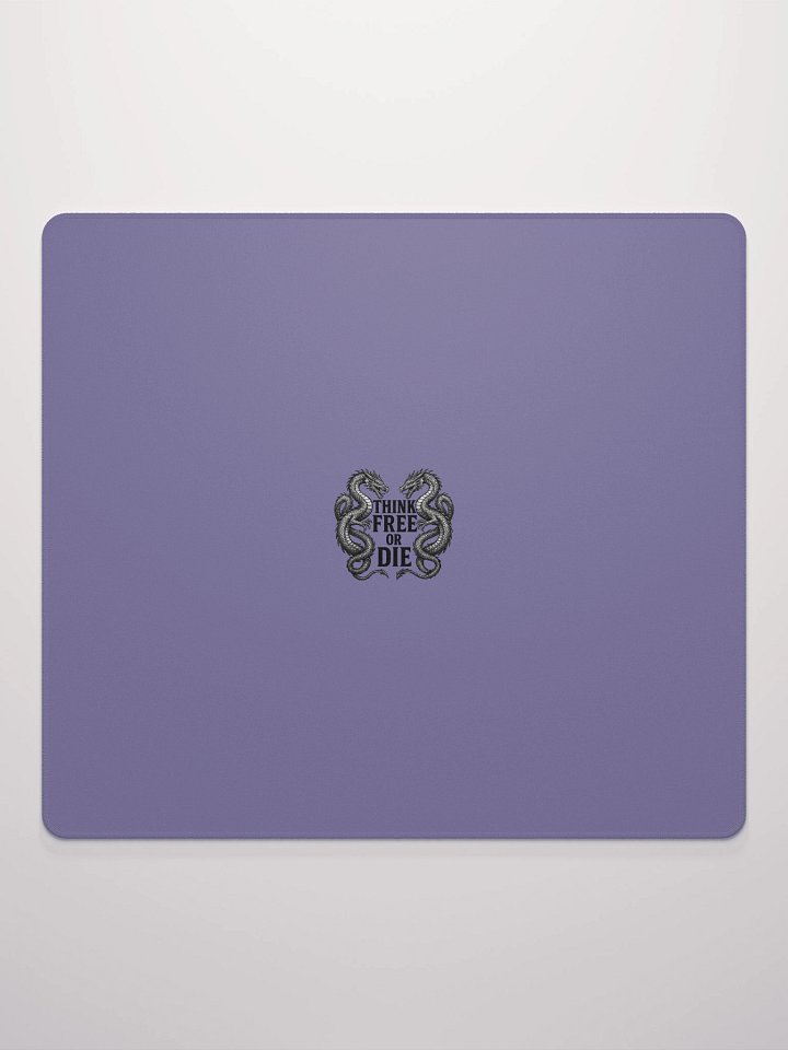 🕹️ “Think Free or Die” Gamer Mat – Light Purple Edition 💜 product image (2)