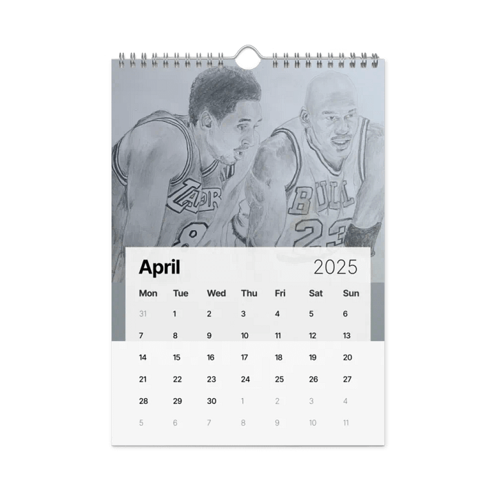 Legends of the Court 2025 Calendar product image (1)