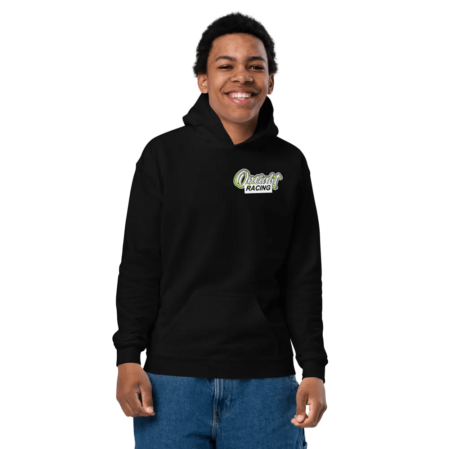Go Fast Turn Left Kids Hoodie product image (3)