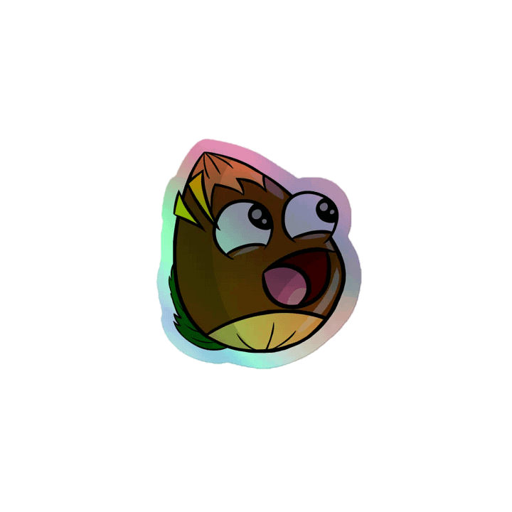 Holo Poggie Sticker product image (1)