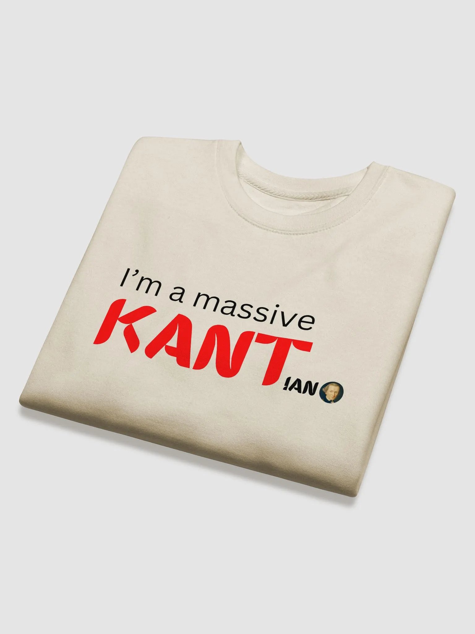 Massive Kantian - Black lettering with red accent product image (24)