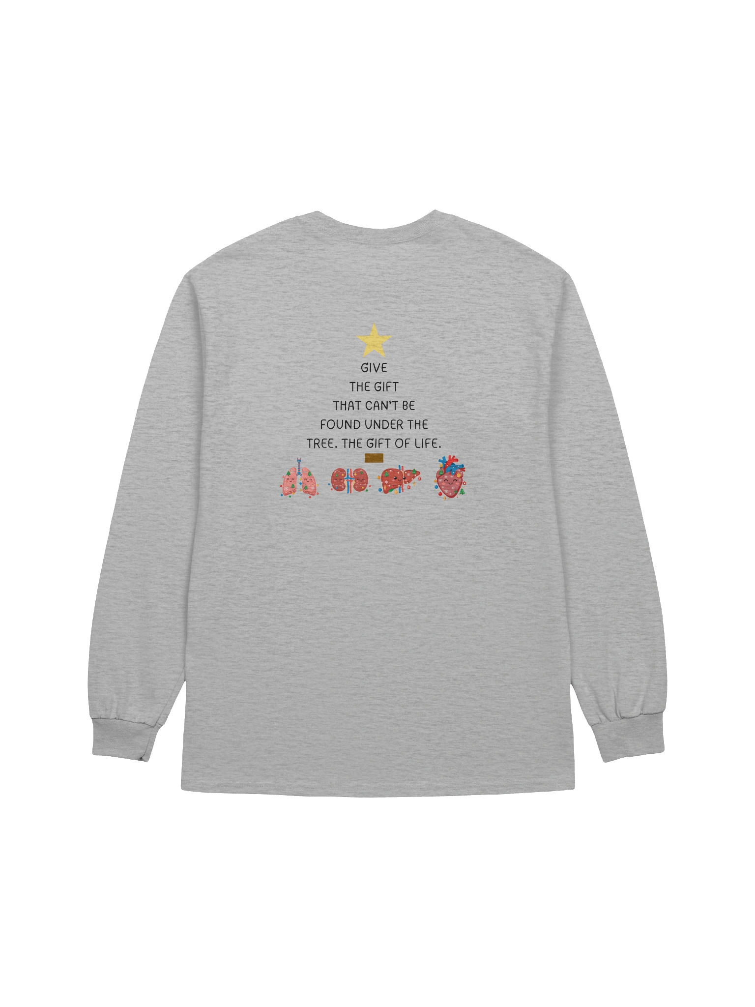 Gift of Life Christmas Tree Long Sleeve T-Shirt product image (4)