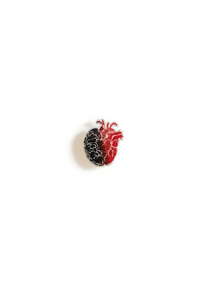 Heart/Mind Lapel Pin product image (1)
