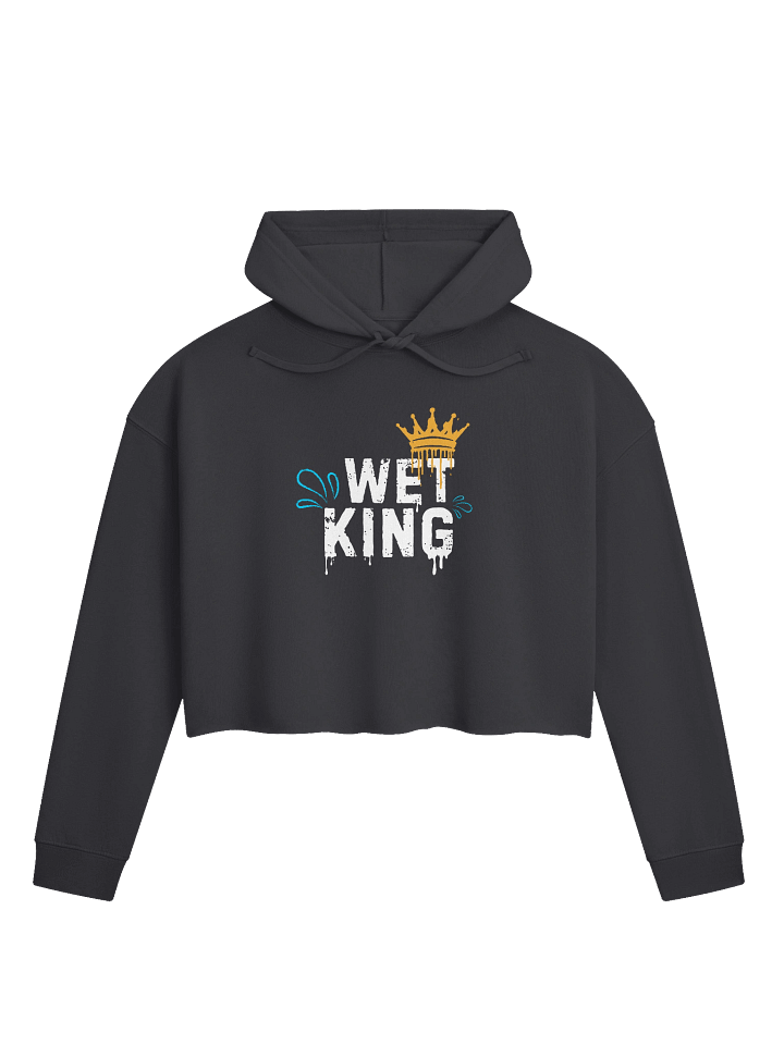 Crop Top Wet King Hoodie (Dark) product image (1)