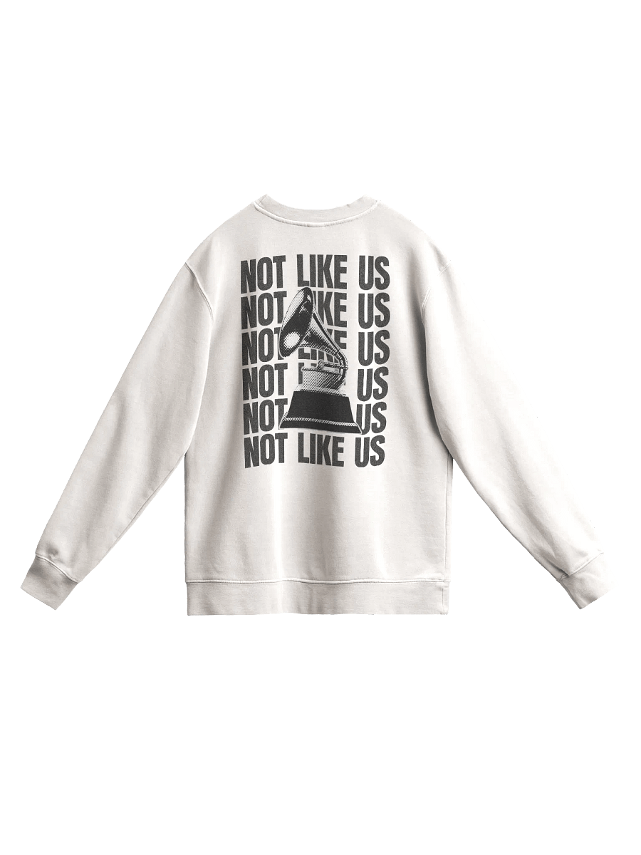 NOT LIKE US SWEATSHIRT WHITE product image (1)
