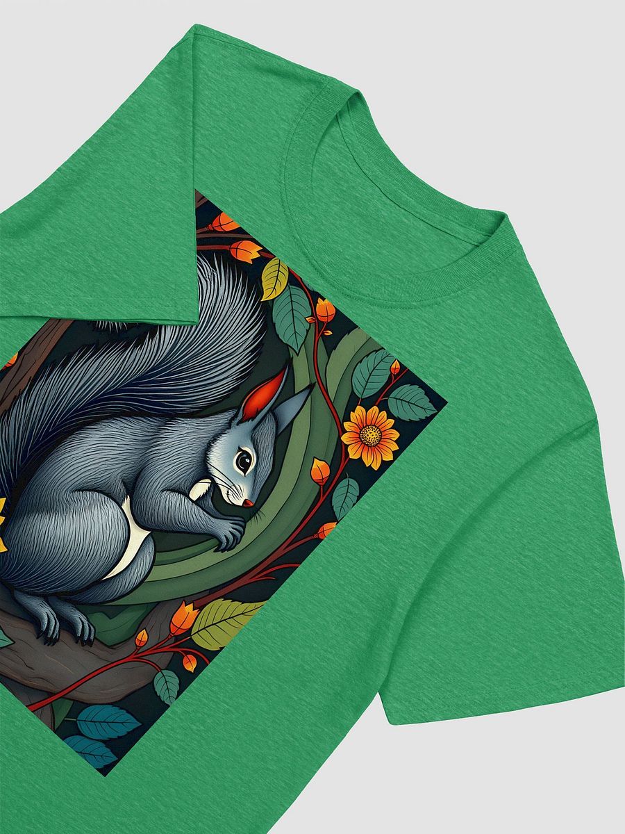 Whimsical Squirrel Branch T-Shirt product image (3)