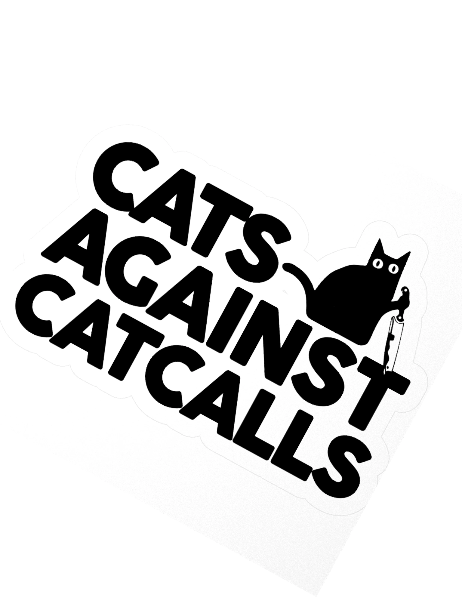 Cats Against Catcalls - Sticker product image (2)
