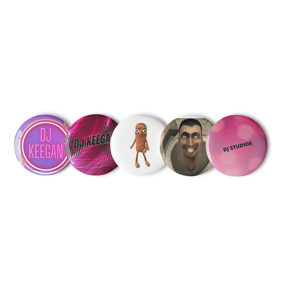 Neon Euphoria Pin Buttons Set product image (1)