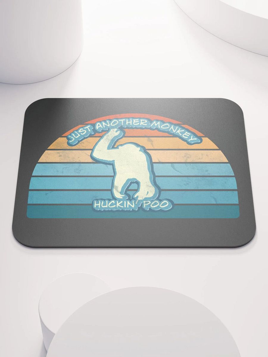 Retro Poo - Mouse Pad product image (1)