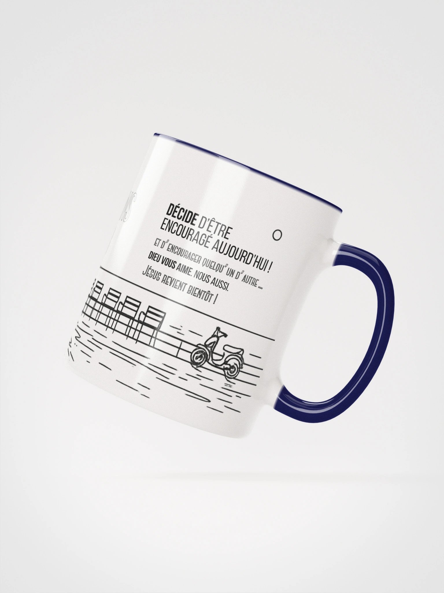 Mug “À VOS MARQUES” – Romains 12:8 (Édition Couleurs) product image (24)