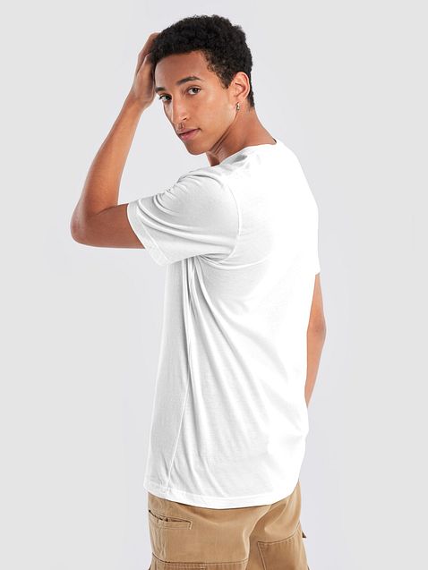 Photo showing Bella+Canvas Short Sleeve V-Neck Jersey T-Shirt