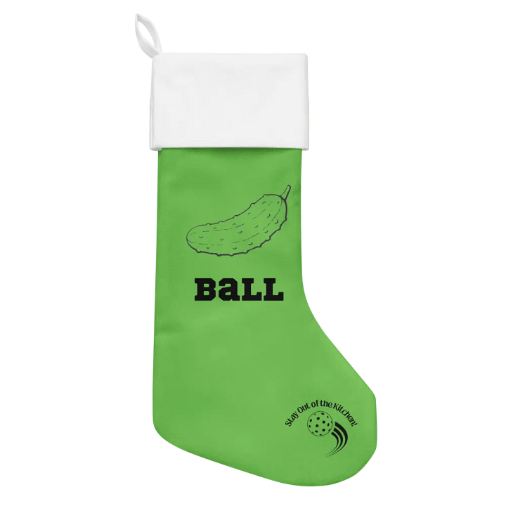 Pickleball Holiday Fun Christmas Stocking product image (1)