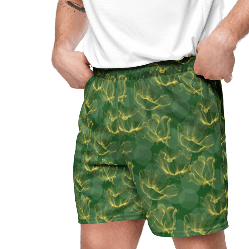 Golden Grove | Recycled Unisex Mesh Shorts product image (5)