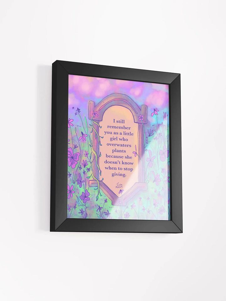 Overwatering Plants Framed Art Print product image (2)