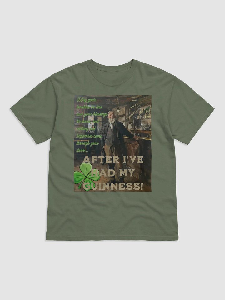 St. Patrick's Day Heavyweight Unisex Crewneck T-shirt product image (1)